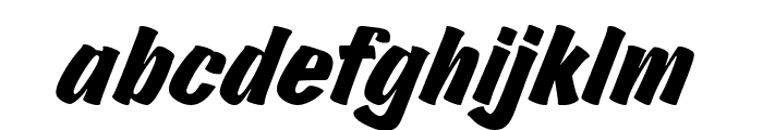 Josephs-Brush-Italic Font LOWERCASE
