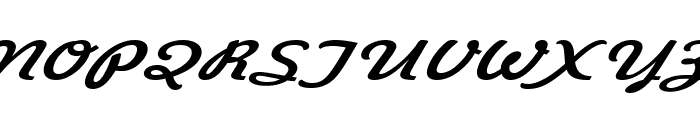 Jott 43 Extended Italic Font UPPERCASE