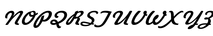 Jott 44 Wide Italic Font UPPERCASE