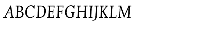 Joanna Italic Font UPPERCASE
