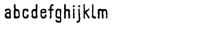 Johnstemp Medium Font LOWERCASE