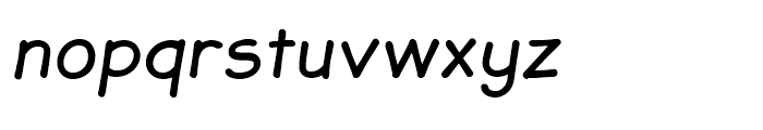 JollyGood Sans Italic Font LOWERCASE