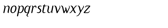 Jones Italic Font LOWERCASE
