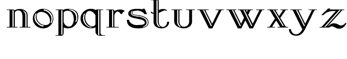 Jonquin Incised Font LOWERCASE