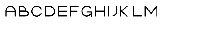 Joph Rounded Thin Font UPPERCASE