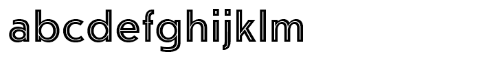 Journal Sans New Inline Font LOWERCASE