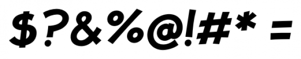 JollyGood Proper Semi Bold Italic Font OTHER CHARS