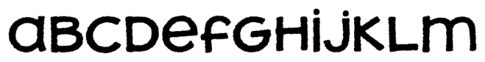 JollyGood Proper Unicase Rough Font LOWERCASE