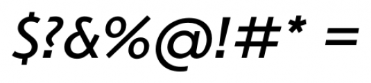 Journal Sans New Oblique Font OTHER CHARS