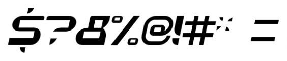 JoyRider Bold Italic Font OTHER CHARS