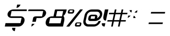 JoyRider Regular Italic Font OTHER CHARS