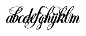 Joya American Script Font LOWERCASE