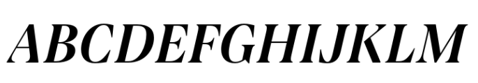 Joane Pro M Semi Bold Italic Font UPPERCASE