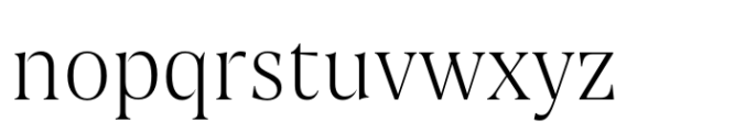 Joane Pro M Ultra Light Font LOWERCASE