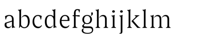 Joane Pro XS Light Font LOWERCASE