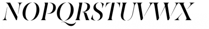 Joane Stencil Regular Italic Font UPPERCASE