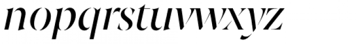 Joane Stencil Regular Italic Font LOWERCASE
