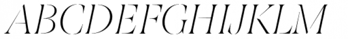 Joane Stencil Thin Italic Font UPPERCASE