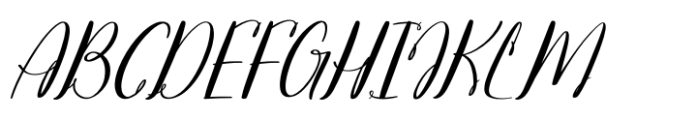 Joclin Ailanet Italic Font UPPERCASE