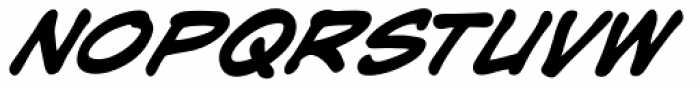 Joe Kubert Bold Italic Font UPPERCASE
