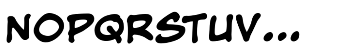 Joe Kubert Bold Font LOWERCASE