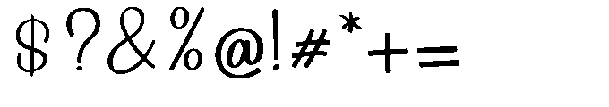 Jofie Handwritten Font OTHER CHARS