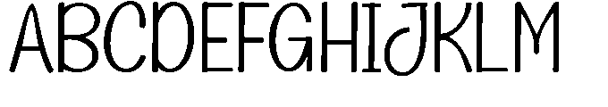 Jofie Handwritten Font UPPERCASE