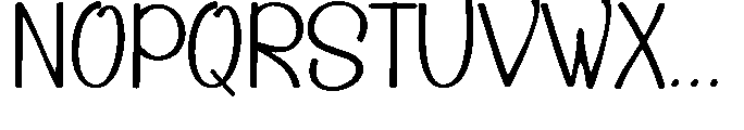 Jofie Handwritten Font UPPERCASE