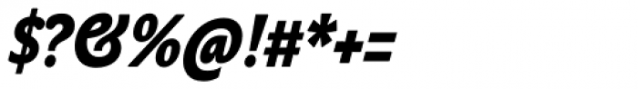 John Sans Cond Black Italic Font OTHER CHARS