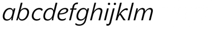John Sans Lite Italic Font LOWERCASE