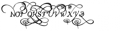 John Speed Ornamental Font UPPERCASE