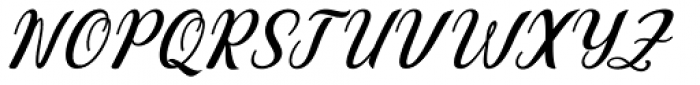 Johnson Black Italic Font UPPERCASE
