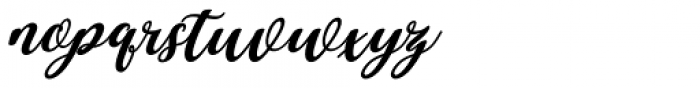 Johnson Black Italic Font LOWERCASE