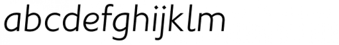 Johnston Pro Light Italic Font LOWERCASE