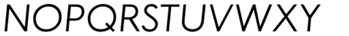 Johnston Std Light Italic Font UPPERCASE
