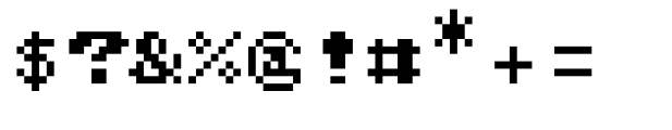 Johto Mono Regular Font OTHER CHARS