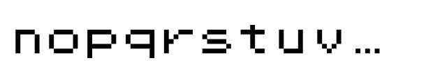 Johto Mono Regular Font LOWERCASE