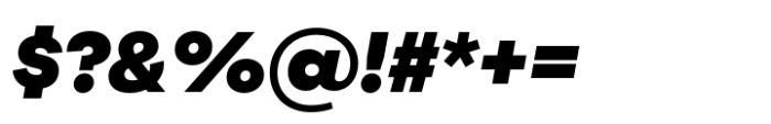 Joie Grotesk Black Italic Font OTHER CHARS
