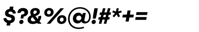 Joie Grotesk Bold Italic Font OTHER CHARS