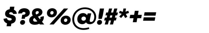 Joie Grotesk Extra Bold Italic Font OTHER CHARS
