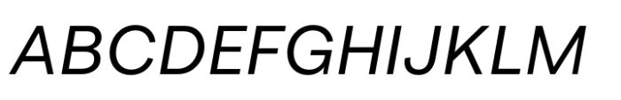 Joie Grotesk Regular Italic Font UPPERCASE