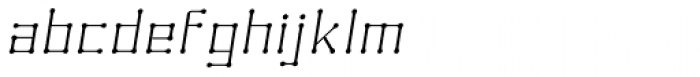 Jointed Italic Font LOWERCASE