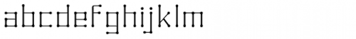 Jointed Font LOWERCASE
