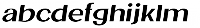 Jollin Family Regular Expand Italic Font LOWERCASE