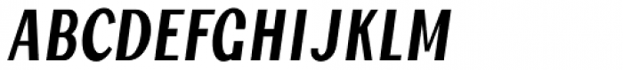 Jollin Family Semi Bold Narrow Italic Font UPPERCASE