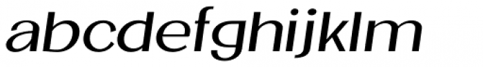 Jollin Family Ultra Light Expand Italic Font LOWERCASE