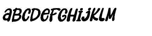 Jolly Blump Italic FONT