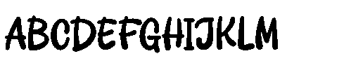 Jolly Blump Regular Font UPPERCASE