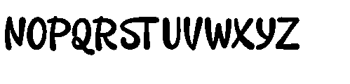 Jolly Blump Regular Font UPPERCASE