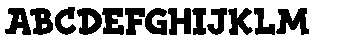 Jolly Brick Font UPPERCASE